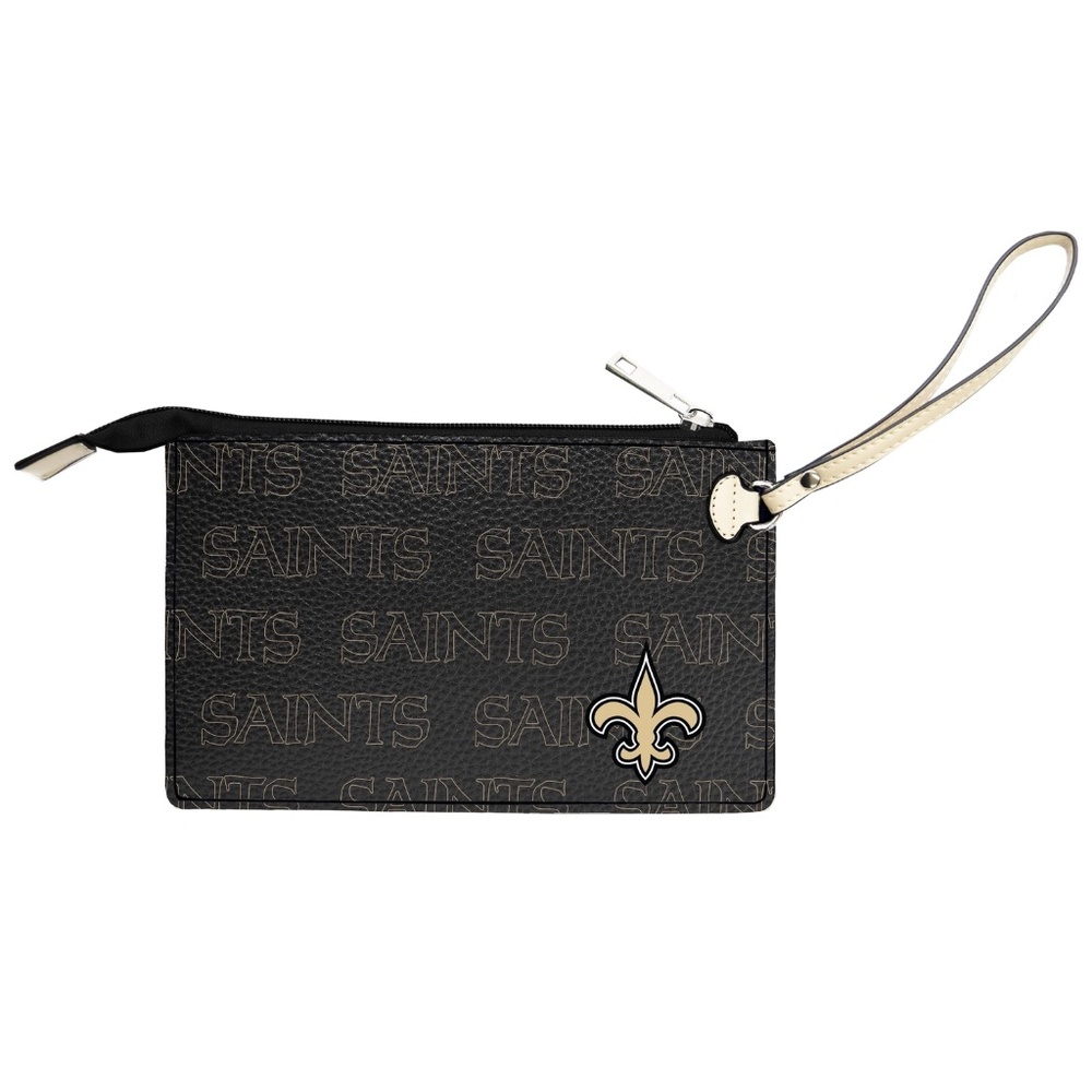 NFL New Orleans Saints Victory Wristlet (Slips easily into your clear purse)
